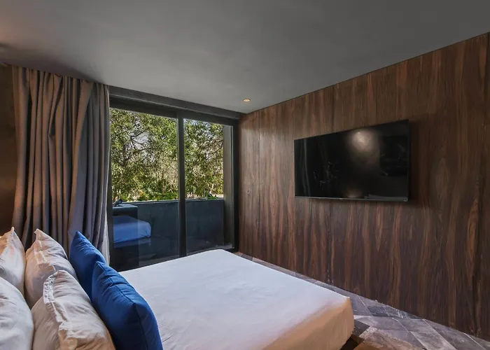 Luxury 4 Bedroom In Aldea Zama Near And Downtown With Private Pool Jacuzzi And Sauna Villa *