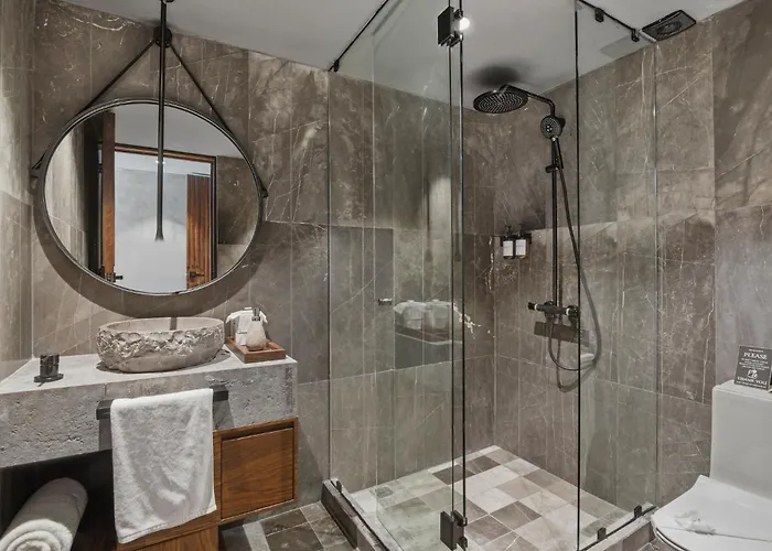 Luxury 4 Bedroom In Aldea Zama Near And Downtown With Private Pool Jacuzzi And Sauna Villa *