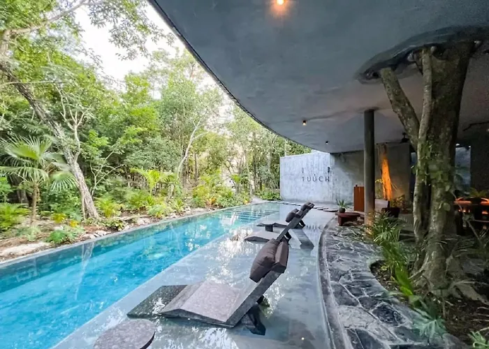 Luxury 4 Bedroom In Aldea Zama Near And Downtown With Private Pool Jacuzzi And Sauna *